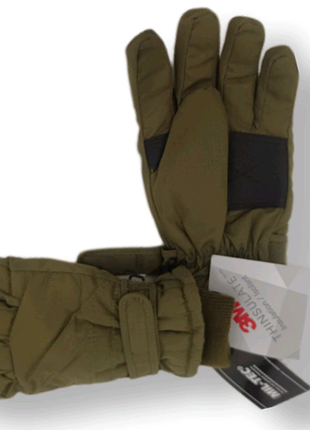 Немецкие зимние теплые варежки mil-tec 3m thinsulate. новые. размер - m
