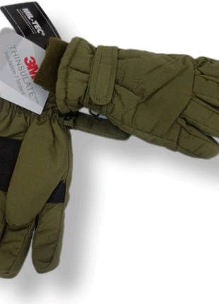 Немецкие зимние теплые варежки mil-tec 3m thinsulate. новые. размер - m