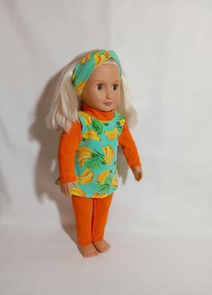 Весенний комплект одежды для кукол our generation, american girl, battat. для кукол 45см