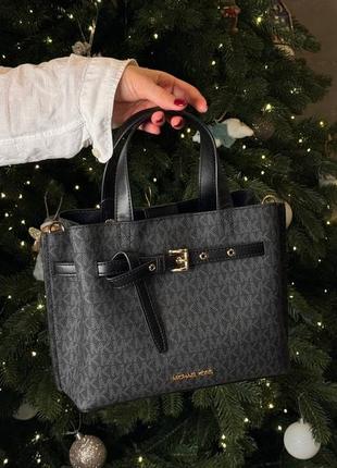 Сумка брендова michael kors emilia small leather satchel шкіра оригінал на подарунок