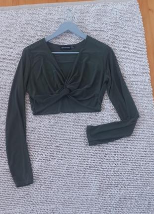 Укорочена кофта - топ