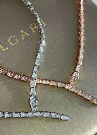 Кольє сережки браслети каблучки у стилі bvlgari3 фото