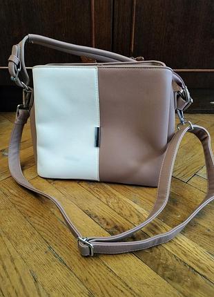 Сумка двухцветная