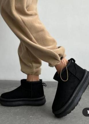 Угги высокая подошва