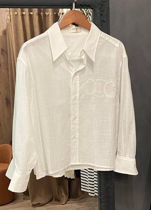 Біла блуза селін люкс