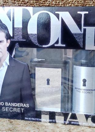Туалетна вода набір antonio banderas the secret (100 ml + 150 ml)