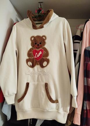 Теплый батник тедди