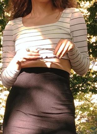 Кроп топ у смужку