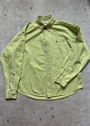 Чоловіча котонова сорочка рубашка ysl розмір xl