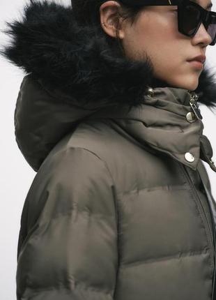Куртка пуховик zara3 фото