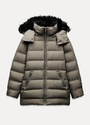 Куртка пуховик zara5 фото