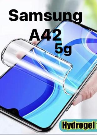 Гидрогелевая защитная пленка для samsung a42 5g. mietubl hydrogel material