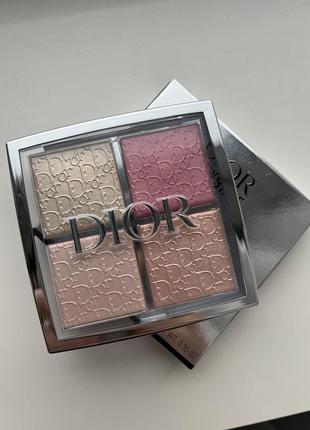 Палетка хайлайтеров dior backstage 004 rose gold