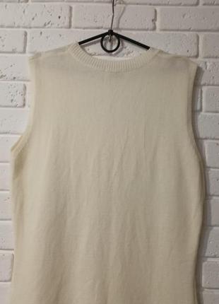 Длинное платье из смесовой шерсти, платье -майка6 фото