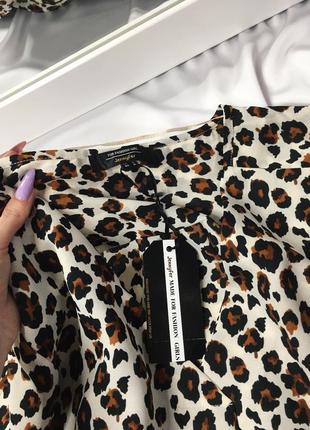 Новая блузка в леопардовый принт1 фото