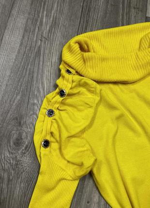 Тонкий жовтий светрик2 фото