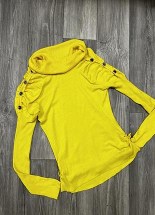 Тонкий жовтий светрик6 фото