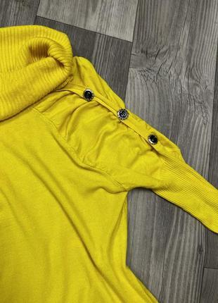 Тонкий жовтий светрик5 фото