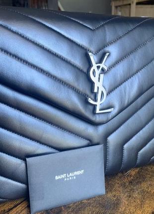 Сумка saint laurent loulou черная