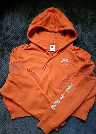 •укороченное зип худи nike