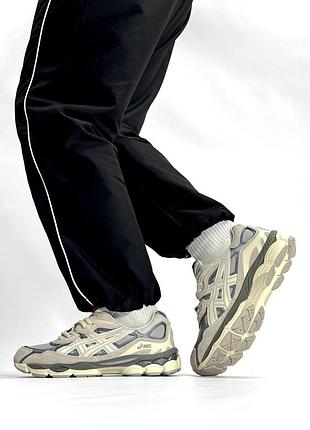 Asics gel-nyc beige grey (gore-tex)