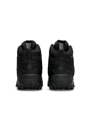 Мужские кроссовки merrell rogue all black fur4 фото