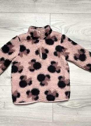 Теплая кофта на девочку disney baby