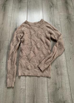 Кофта свитер женская river island теплая мягкая машинная вязка классная
