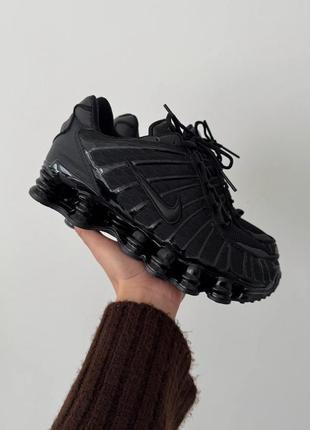 Кроссовки nike shox tl triple black