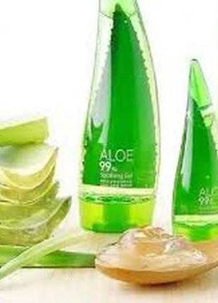 Успокаивающий и увлажняющий гель с алоэ holika holika aloe 99% soothing 250ml