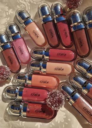 Блески для губ от kiko.