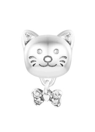 Шарм кот на браслет пандора