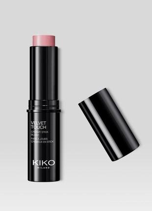 Kiko velvet touch сток румяна натуральный розовый 07 natural rose mac rare