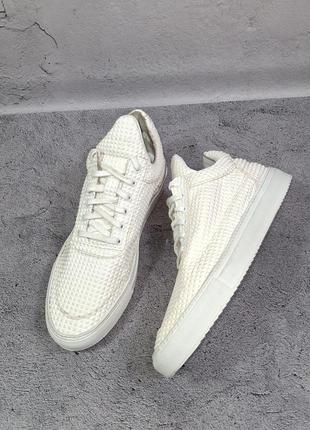 Кожаные кроссовки filling pieces мужские ботинки