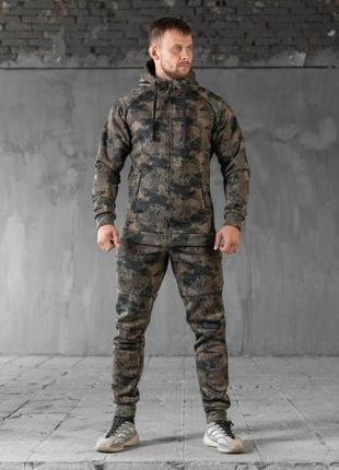 Зимний спортивный костюм predator haki, зимний тактический костюм, зимний спортивный костюм, тактический спортивный