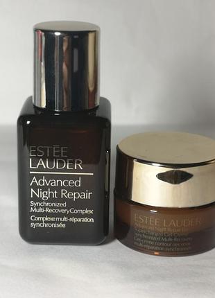 Estee lauder омолоджувальна сироватка для обличчя та гель-крем для шкіри навколо очей