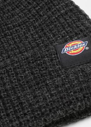 Dickies woodworth waffle beanie оригинал шапка с отворотом бини тепла зимняя