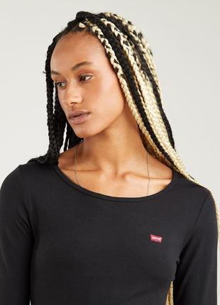 Хлопковый лонгслив levis3 фото