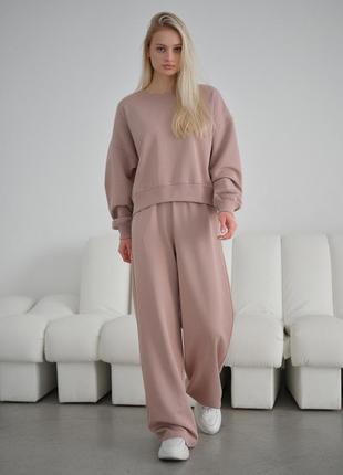 Жіночий спортивний костюм staff lid powder oversize