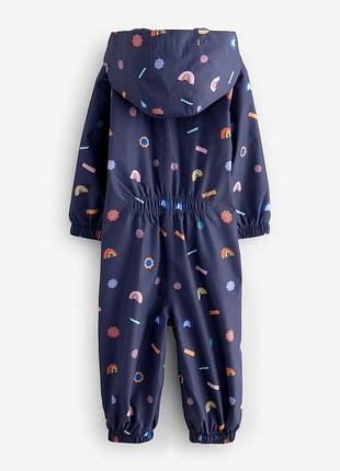 Водонепроницаемый комбинезон-дождевик на флисе