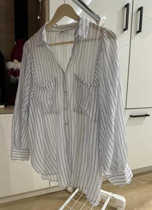 Рубашка, сорочка oversize.  супер стильна!!top shop