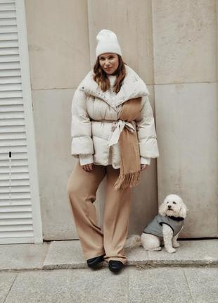 Пуховая куртка в стиле massimo dutti
