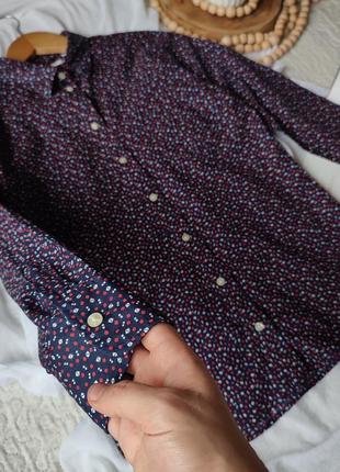 Uniqlo синяя рубашка s 36