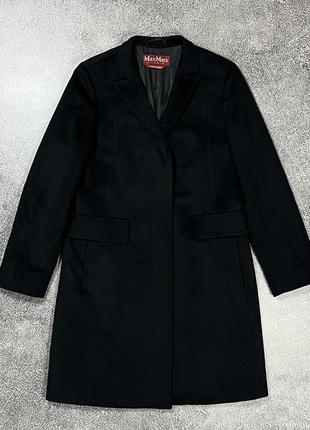 Женское пальто max mara studio made in italy virgin wool