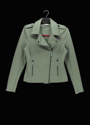 Куртка трикотажная пыльно-зеленая "street one", uk10/eur38.