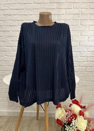 Реглан свитшот блузка кофточка с длинным рукавом р 50-52 (xl-2xl) бренд "marks & spencer"