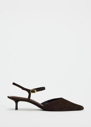 Zara kitten heel коттен хил