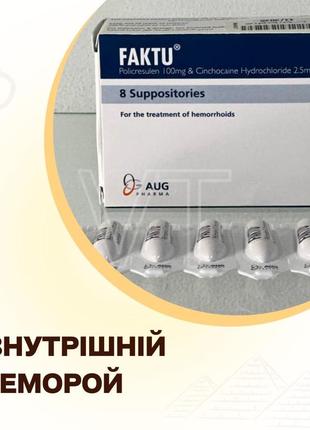 Свічі від внутрішнього геморою, тріщин, кровотеч, свербежу