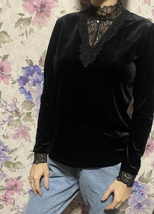 Чорна блуза 3