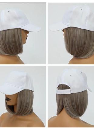 Кепка,бейсболка с волосами